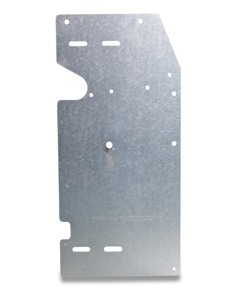 Sheet metal part bottom f/transv part door in door NAT-70V13